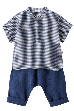 Camicia e pantalone in lino IL GUFO | DP414L10124747